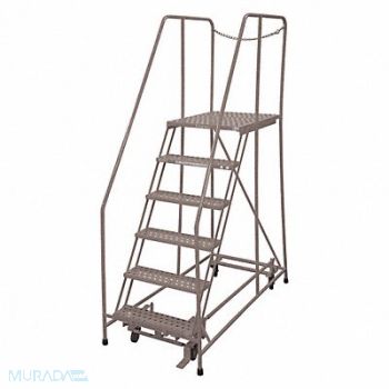 COTTERMAN Rolling Ladder Steel 90In. H. Gray, 21UR99