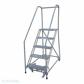 COTTERMAN Rolling Ladder Steel 80In. H. Gray, 21UV15