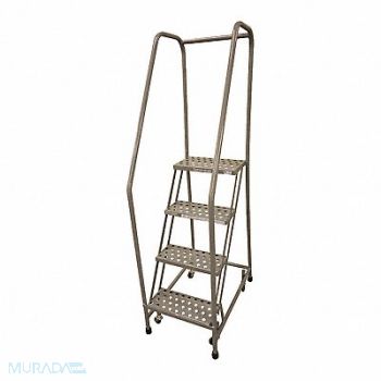 COTTERMAN Rolling Ladder Steel 70In. H. Gray, 21UV84