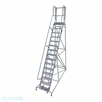 COTTERMAN Rolling Ladder Steel 192In. H. Gray, 21UZ52