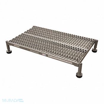 COTTERMAN Work Platform 1 Step Steel 6In. H., 21VA01
