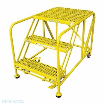 COTTERMAN Work Platform 3 Step Steel 30In. H., 21VC24