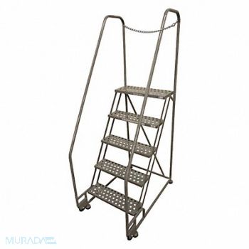 COTTERMAN Tilt and Roll Ldr Steel 80In. H. Gray, 21VD66