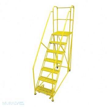 COTTERMAN Work Platform 7 Step Steel 106In. H., 21VE65