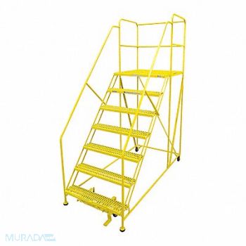 COTTERMAN Work Platform 7 Step Steel 106In. H., 21VE68