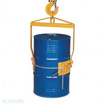 DAYTON Vertical Drum Lifter/Dispenser Ylw Steel, 21VG37