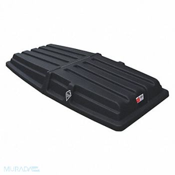 TOUGH GUY Tilt Truck Lid Black Hinged 72 in L, 21VK31
