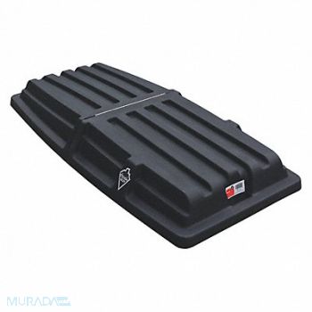 TOUGH GUY Tilt Truck Lid Black Hinged 60 In.L, 21VK32