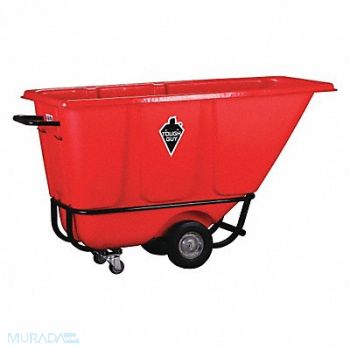 TOUGH GUY Tilt Truck Std 1/2 cu yd 850 lb Red, 21VK42