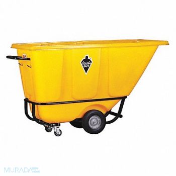 TOUGH GUY Tilt Truck Std 1/2 cu yd 850 lb Yellow, 21VK43