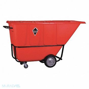 TOUGH GUY Tilt Truck Std 1 cu yd. 1250 lb Red, 21VK45