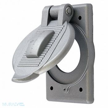 HUBBELL WIRING DEVICE-KELLEMS Weatherproof Cover Vertical 2-27/32 In.W, 21VL03