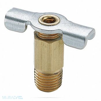 PARKER Drain Cock Ball Valve Brass 1/4 In, 21VL70