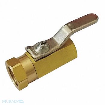 GRAINGER APPROVED Mini Ball Valve 1/4 FNPT x FNPT, 21VL81