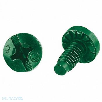 PANDUIT Grounding Screw Steel PK100, 21WJ04