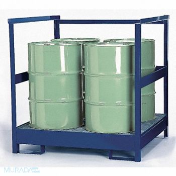 DENIOS Transport Spill Pallet 4 Drum, 21WK64