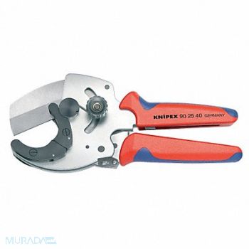 KNIPEX Plastic Pipe Cutter Ratchet 1-9/16 Cap, 21XJ93