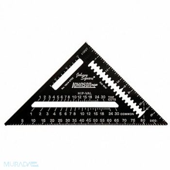 JOHNSON Rafter Square Aluminum 7 In, 21XK19