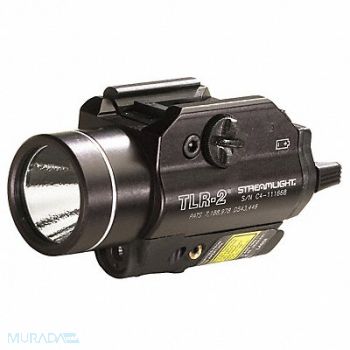 STREAMLIGHT Mounted Flshlght 300lm Alum Blk, 21XN58