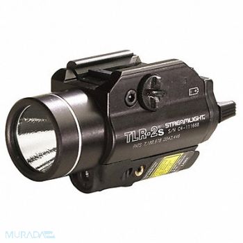 STREAMLIGHT Mounted Flshlght 300lm Alum Blk, 21XN59