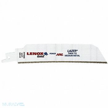 LENOX Reciprocating Saw Blade TPI 18 PK25, 21Y675