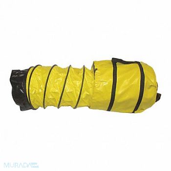 AMERIC Ventilation Duct 12 in x 25 ft Blk/Ylw, 21YC31