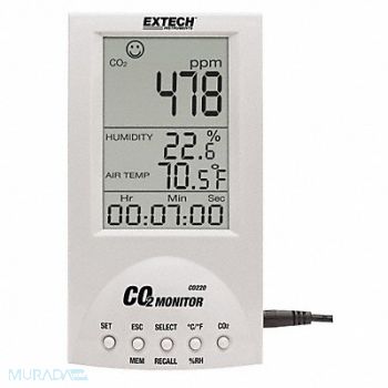 EXTECH Desktop Carbon Dioxide Monitor, 21YE40