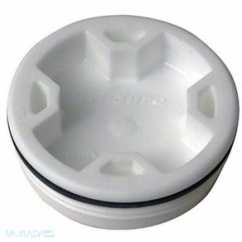 GRAINGER APPROVED Drum Plug Natural PP Nitrile Rubber PK10, 21YK72