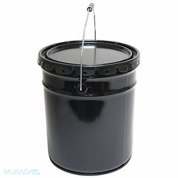 GRAINGER APPROVED Pail Steel Black Open Head, 21YL15