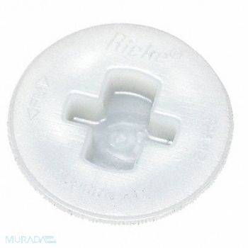 GRAINGER APPROVED Drum Plug Natural PE, 21YL21