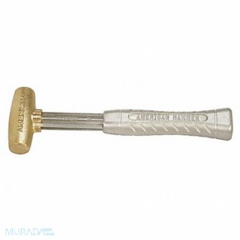 AMERICAN HAMMER Sledge Hammer 1-1/2 lb 12 In Aluminum, 21YT84