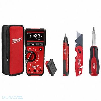 MILWAUKEE Electrical Combo Kit, 6JHY5
