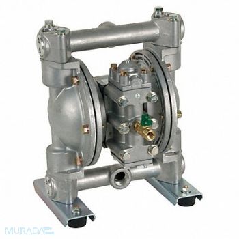 DAYTON DblDiaphPmp FNPT Buna N/Alum 1/4in 32gpm, 22A592