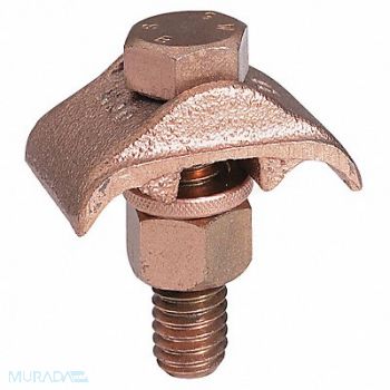 BURNDY Connector Copper Overall L 1.74in, 22C001