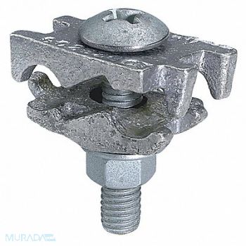 BURNDY Grounding Connector Copper Over L 1.95in, 22C004