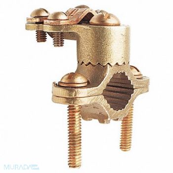 BURNDY Connector Bronze Overall L 2.25in, 22C030
