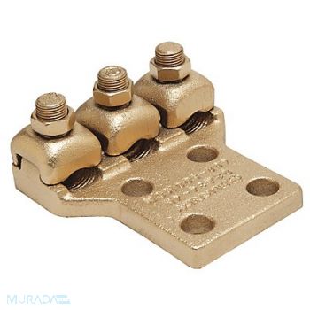 BURNDY MechConn Copper 1/2 in Hex, 22C117