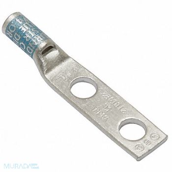 BURNDY TwoHoleLugCmprsnConn STD Blue 374/7, 22C314