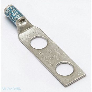 BURNDY TwoHoleLugCmprsnConn STD Blue 374/7, 22C319