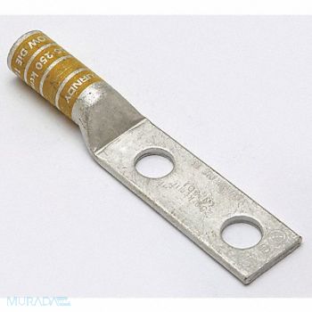 BURNDY TwoHoleLugCmprsnConn Long Yellow 16, 22C343