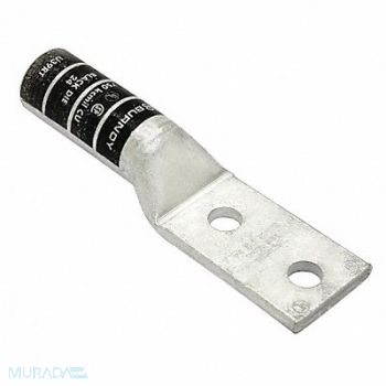 BURNDY TwoHoleLugCmprsnConn Long Black 24, 22C347