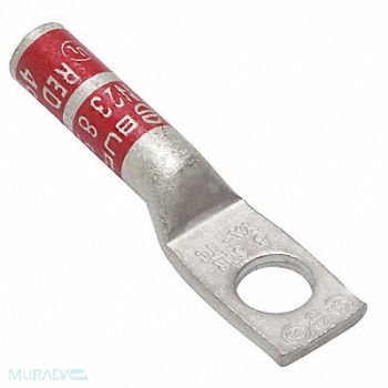 BURNDY OneHoleLugCmprsnConn Long Red 49, 22C360