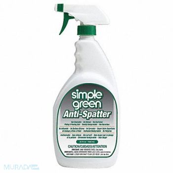 SIMPLE GREEN Antispatter 32 oz Spray Bottle Clear, 22C622