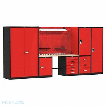HALLOWELL Modular Cabinet Set 78 H 132 W 24 D, 22CT62