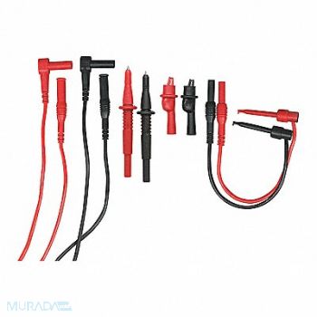 EXTECH Electronic Test Lead Kit 3 ft 6 L 10A, 55KR09