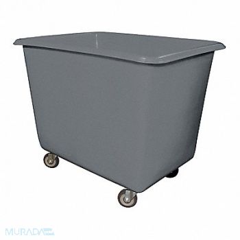 ROYAL BASKET TRUCKS Cube Truck HDPE Gray 24.8 cu ft., 22E946