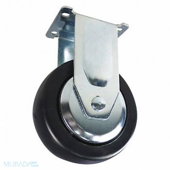 WESTWARD Black Caster 5 in Dia PK2, 22EM09