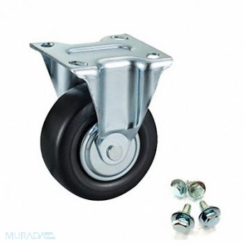 WESTWARD Black Caster 5 in Dia., 22EM11