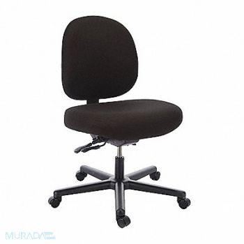 CRAMER Big/Tall Chair Vinyl Black 16-21 Seat Ht, 22F027