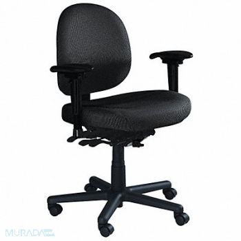 CRAMER Big/Tall Chair Vinyl Black 16-21 Seat Ht, 22F030
